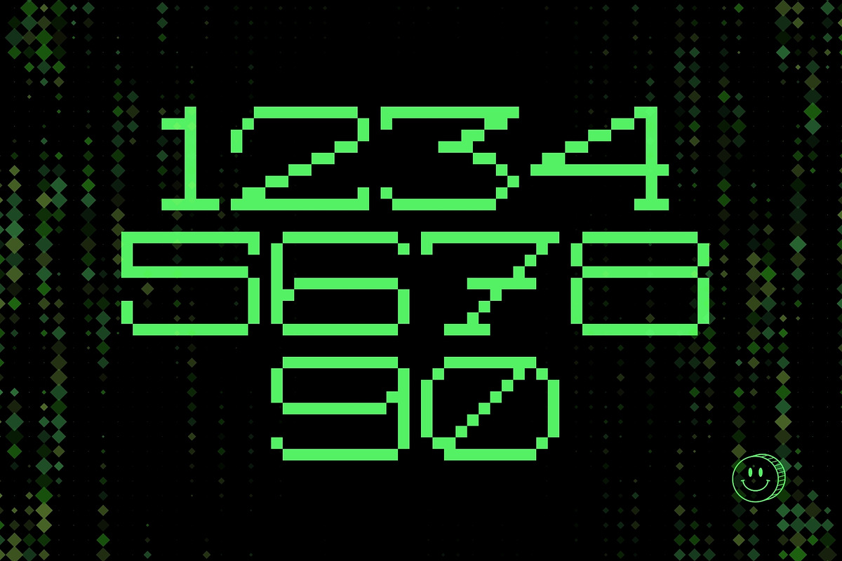 Mono Matrix - 8Bit Serif Pixel Font, a Serif Font by HipFonts (Photo 4 of 7)