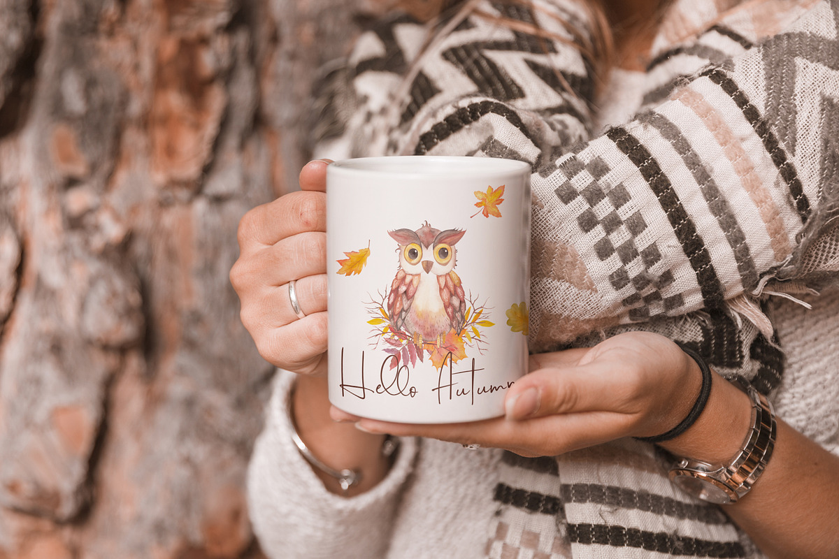 Watercolor Bright Autumn, an Object Graphic by Ana-Sakuta (Photo 9 of 10)