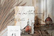 FLORENCE- Boho watercolor collection, a Texture Illustration by Natalia Tugova (Thumbnail 8 of 12)