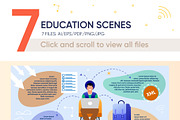 Education Vector Scenes, an Education Illustration by PavelVinnik (Thumbnail 2 of 2)