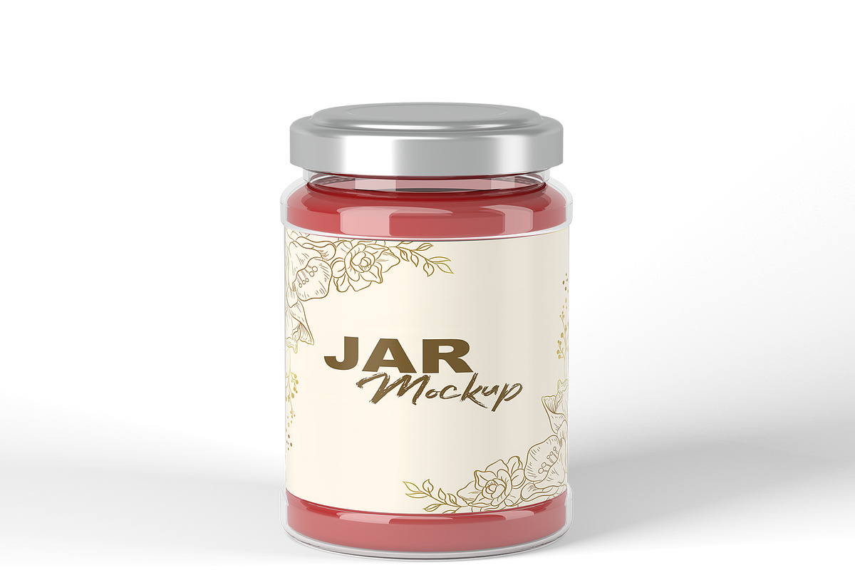 Jar Mockup, a Cups & Container Mockup by mockupbuys (Photo 6 of 26)