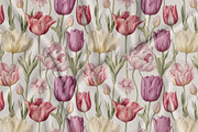 Vintage Botanicals Floral Patterns, a Pattern Graphic by Olya Creative (Thumbnail 12 of 18)