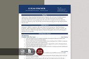 ATS CV / Resume Template, a Resume Template by Anjum Ilyas (Thumbnail 1 of 7)