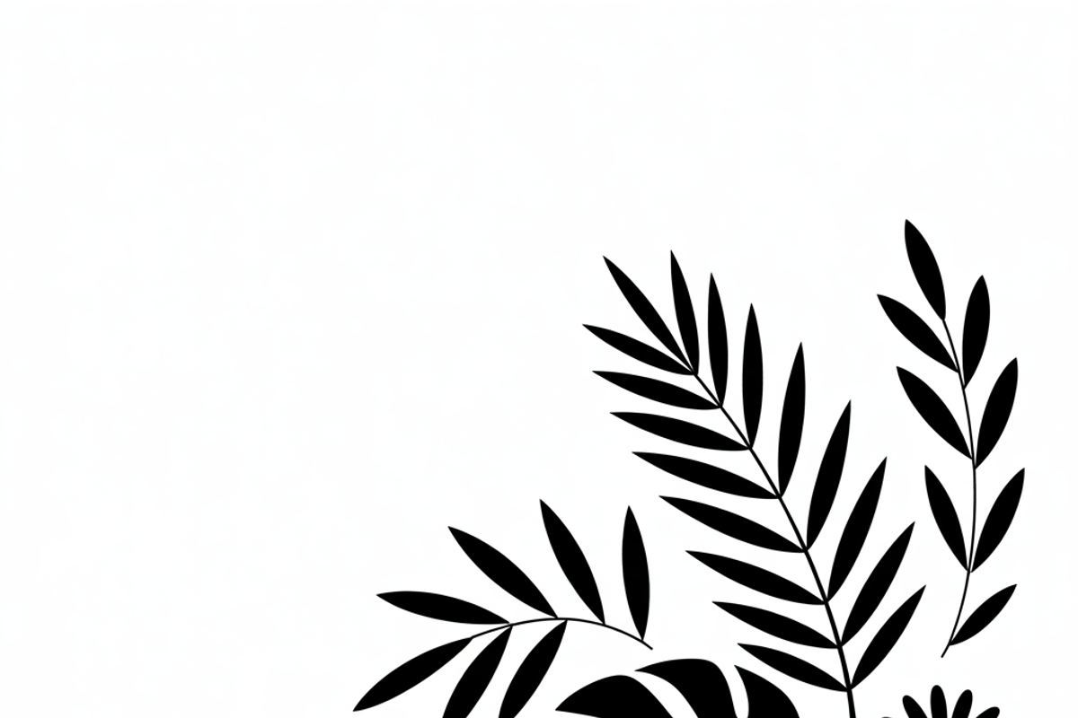 collection tropical leaf silhouette, an Illustration by Amazin_art (Photo 9 of 21)