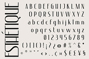 Esthetique - Elegant & Stylish Font, a Sans Serif Font by Krismagraph (Thumbnail 5 of 12)