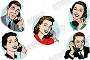 RTRO Telephones 1, a Work Illustration by RTRO Stock (Thumbnail 2 of 5)