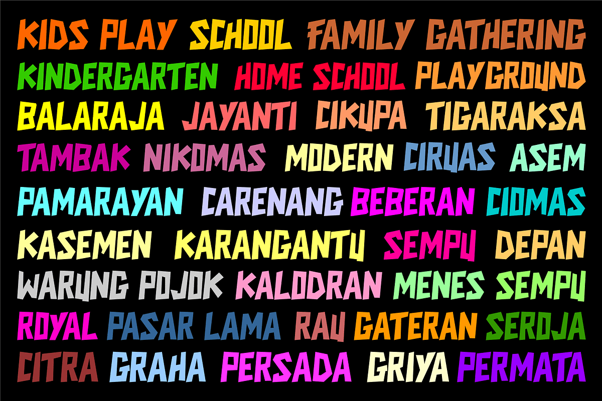 Cikandei - Display Font, a Font by Mabhal Studio (Photo 3 of 6)