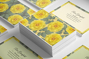 Lemon Wild Rose PSD Business Card, a Business Card Template by Digital Space (Thumbnail 4 of 4)