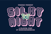 Silky Night Playful Font, a Handwritten Font by Berdansabersama (Thumbnail 1 of 8)