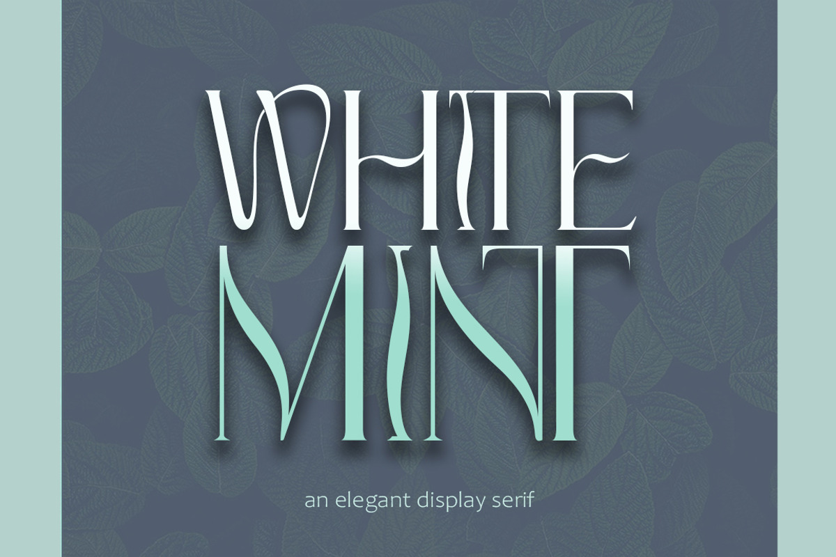 White Mint - elegant display serif, a Font by Innire (Photo 1 of 9)