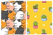 Cute kawaii pattern bundle, a Pattern Graphic by Slavko Kahovsky (Thumbnail 4 of 9)