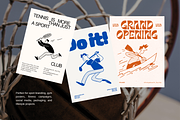 Sport People: Halftone Line Art, a Person Illustration by Veyla (Thumbnail 5 of 11)