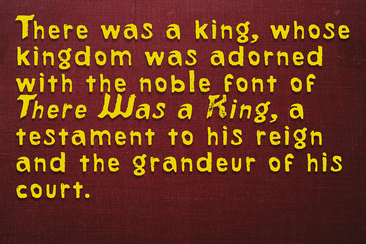 There Was a King Medieval Font, a Serif Font by Fontastic Ventures (Photo 5 of 5)