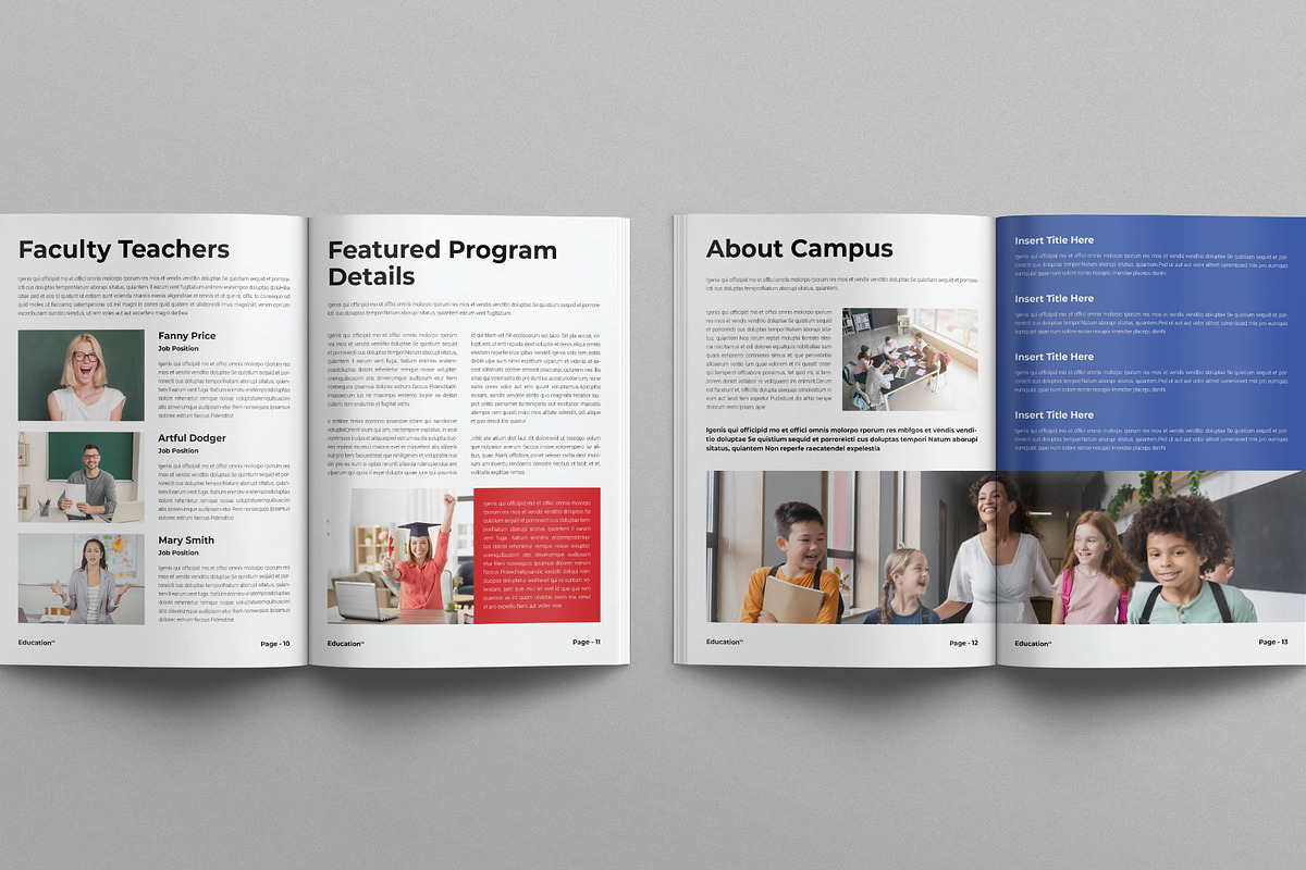 Education Template, a Brochure Template by E-Type