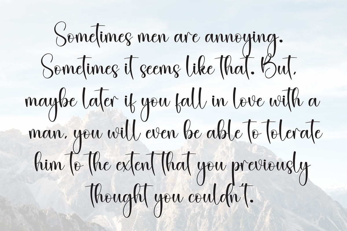 Story Writting | Script Font, a Handwritten Font by Scratchones (Photo 5 of 8)