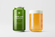 Beer Can Mockup, a Product Mockup by zpackcreative (Thumbnail 1 of 4)