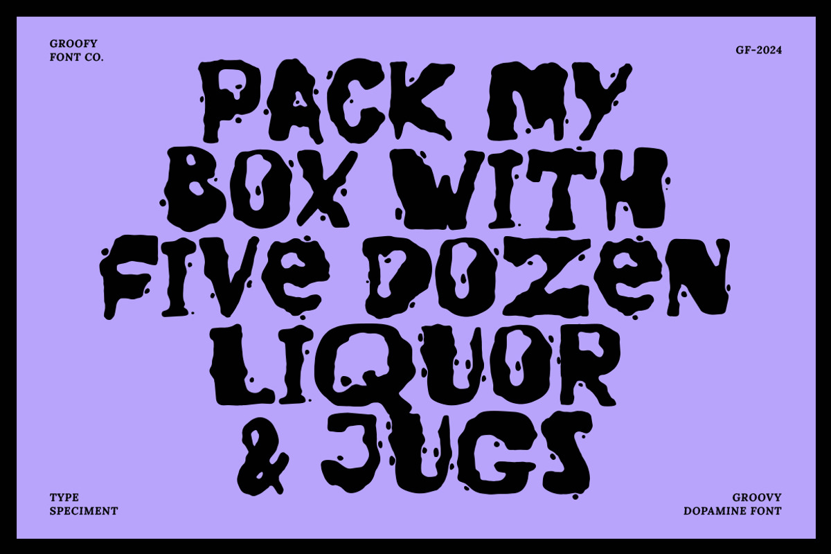 Dopamine Handdrawn Display Font, a Handwritten Font by GroovyFontCo (Photo 2 of 7)
