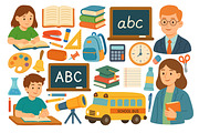 Back to School Bundle, an Education Illustration by ananastya (Thumbnail 3 of 7)
