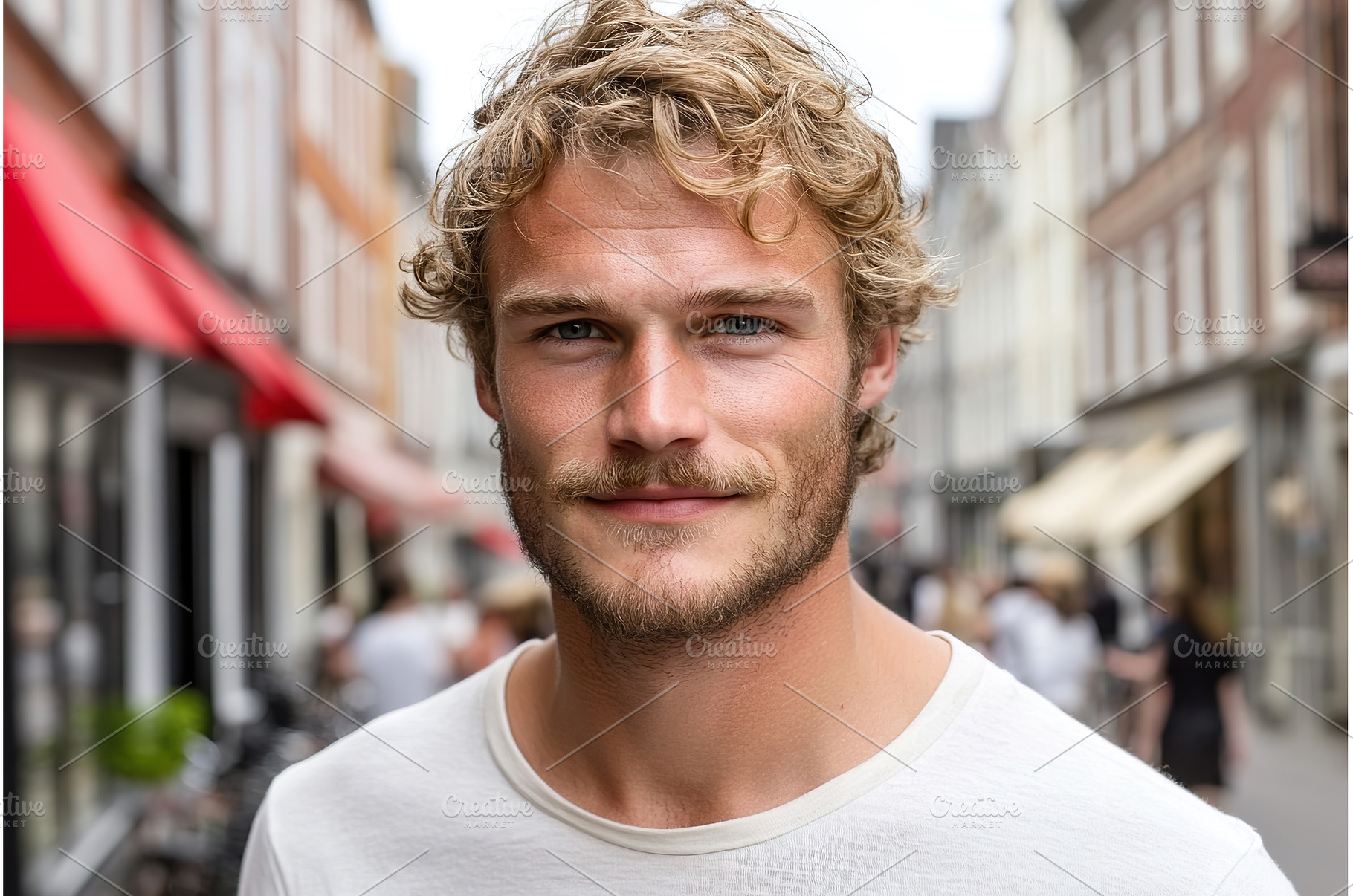 Danish young male with curly hair, a Person Photo by Lermont51