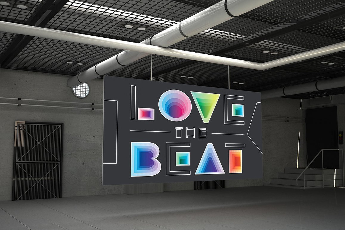 BEAT typography- SVG Color Font preview 4