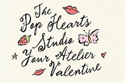 Pop Hearts Studio Whimsical Font, a Handwritten Font by Ayya Studio (Thumbnail 2 of 12)