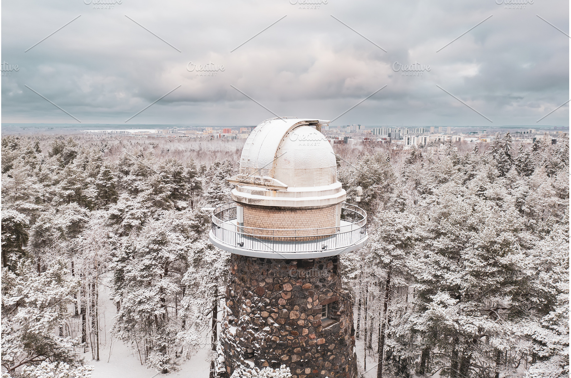 Old observatory tower in the Glen, an Architecture Photo by Nature and travel