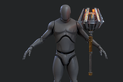 5 Fantasy Stylish Mace -PBR-, an Object 3D Model by TFE Game Art (Thumbnail 13 of 15)
