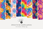 70 abstract tie-dye seamless pattern, a Pattern Graphic by Poppy Lane Studio (Thumbnail 1 of 10)