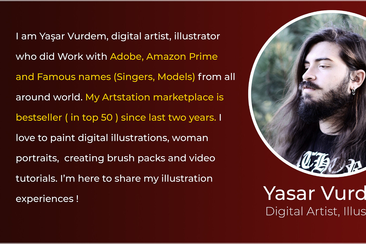 Hair Detailing Brushes, a Brush Add-On by vurdembrushes (Photo 2 of 2)