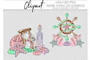 Mermaid clipart, under water sea, an Illustration by Personal Epiphany (Thumbnail 5 of 6)