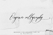 Balzak // Organic Calligraphy, a Script Font by PeachCreme (Thumbnail 2 of 12)