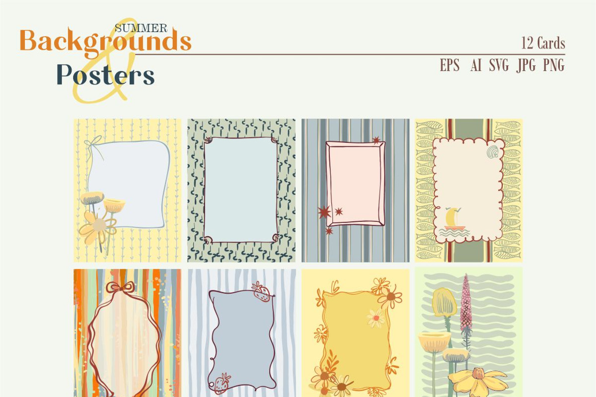 Backgrounds and Posters (Summer), a Background Graphic by Collection by VY (Photo 10 of 10)