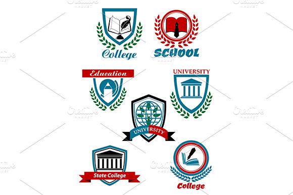 Heraldic Emblems For School College
