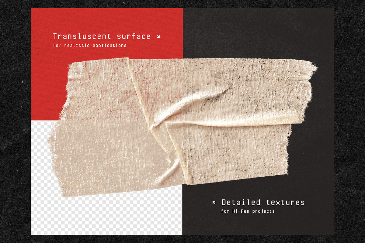 100+ Masking Tape Pieces, an Object Graphic by Indie Beginning (Photo 3 of 4)