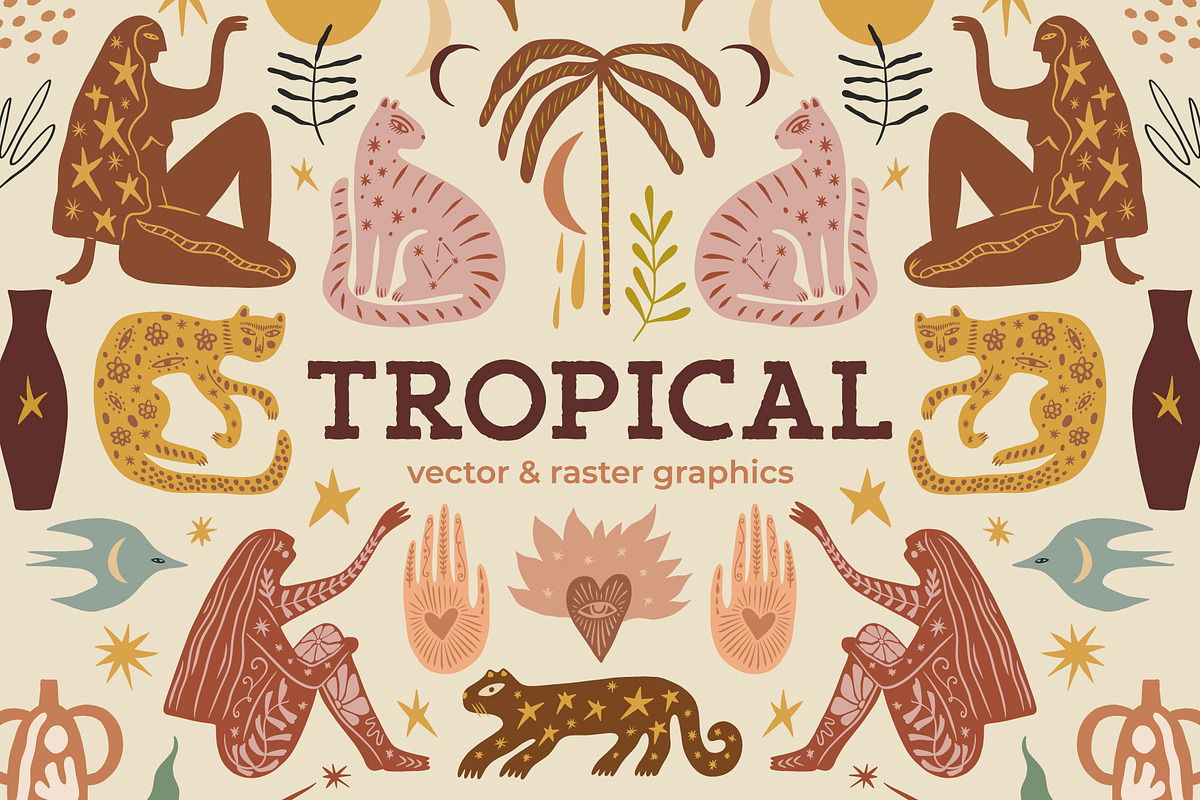 Tropical Bundle, an Animal Illustration by Annie Konst (Photo 1 of 20)