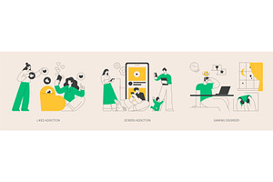 Digital overload abstract concept, a Technology Illustration by Visual Generation