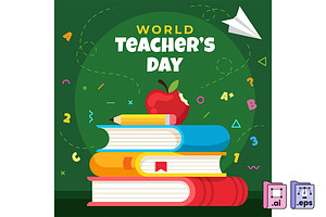 World Teachers Day, an Education Illustration by MISS CHATZ