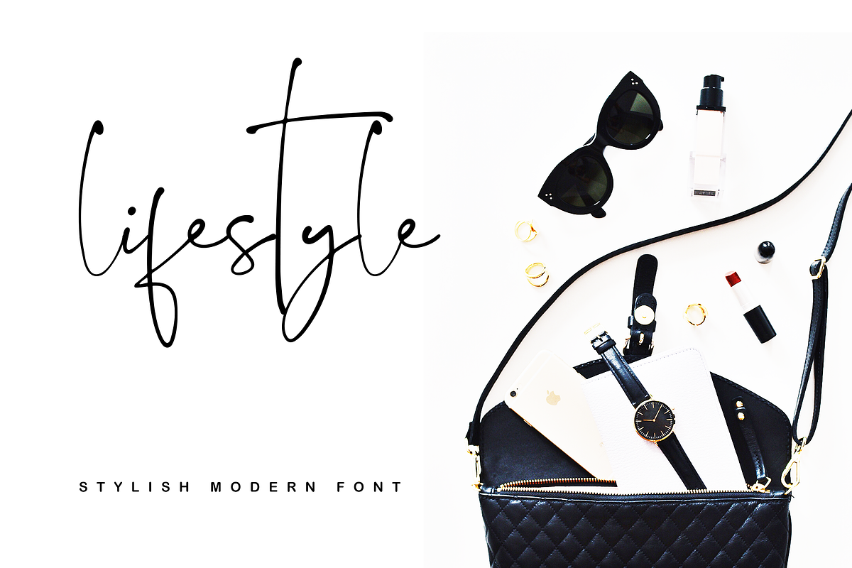 Chillout! - Stylish modern font preview 6