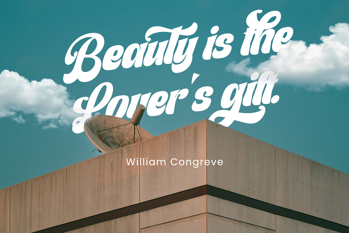 Fountained, a Script Font by Ditatype (Photo 10 of 11)