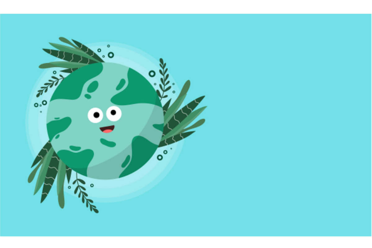 Save earth illustration background, an Object Illustration by foxndeer (Photo 2 of 4)