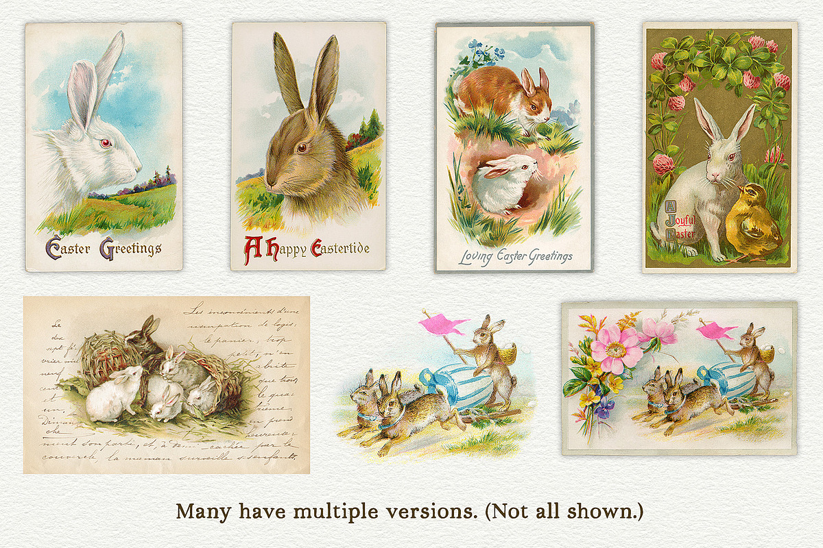 Vintage Easter Illustrations, a Seasonal Illustration by French Kiss Collections (Photo 3 of 16)