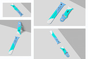 iWatch Rubber Strap Mockups, a Product Mockup by GfxFoundry (Thumbnail 2 of 6)