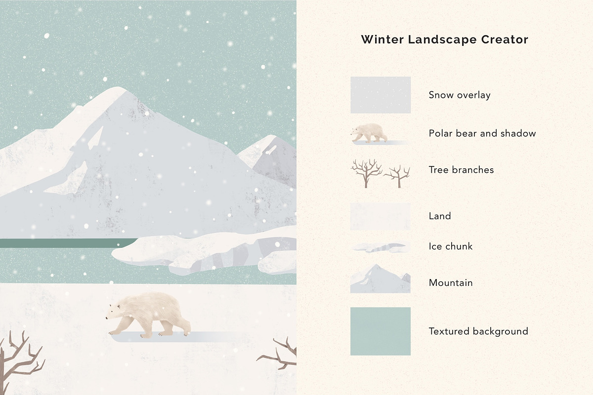 Arctic Animal, Botanical & Landscape, an Animal Illustration by imajineko (Photo 6 of 11)