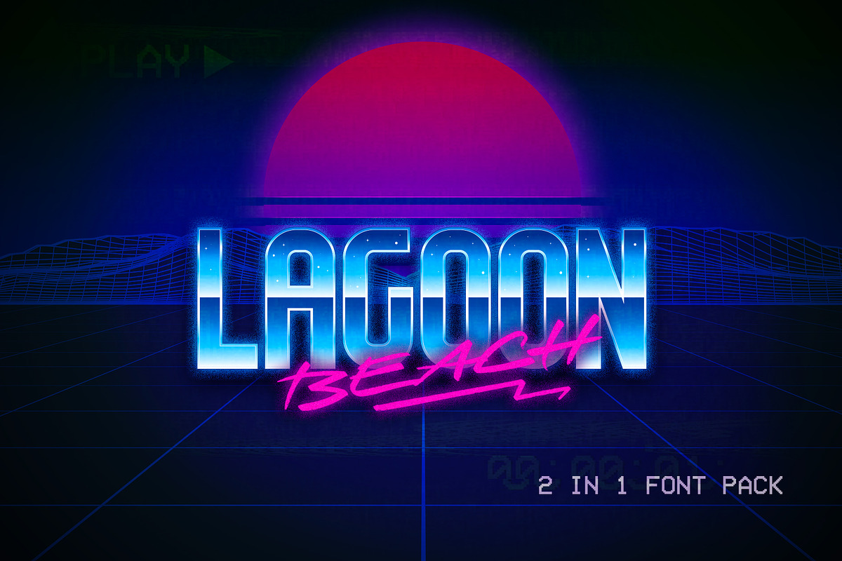 Lagoon Beach – 2 in 1 Font Pack, a Script Font by Ckybe's Corner (Photo 1 of 13)