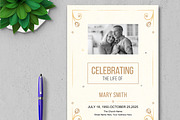 Funeral Program Template, a Stationery Template by ContestDesign (Thumbnail 2 of 4)