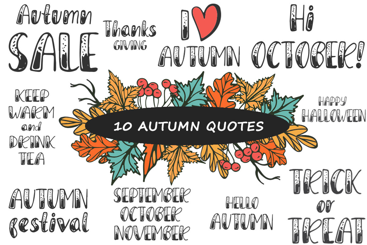 Hello Autumn - Big hand drawn set, an Animal Illustration by Kseniya_design (Photo 4 of 6)