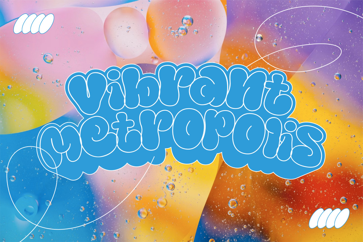 Urbanco Creative Bubble Font, a Script Font by Catalystco Studio (Photo 4 of 7)