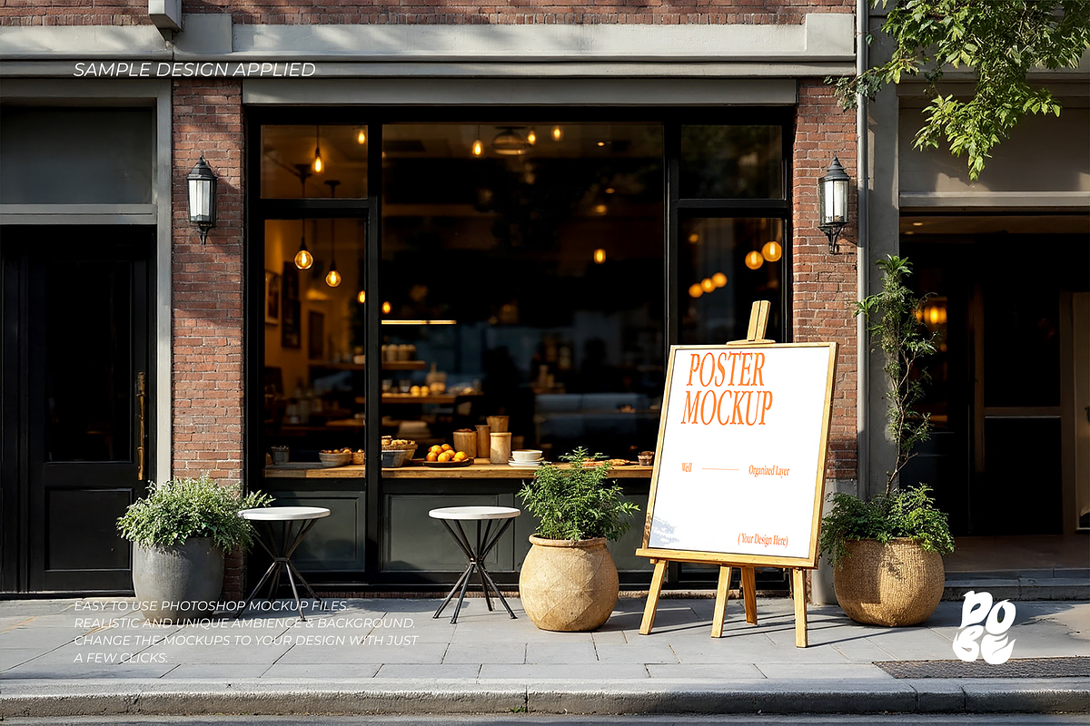 Outdoor Signage Mockup Set, a Household Mockup by DOBE Studio (Photo 7 of 8)