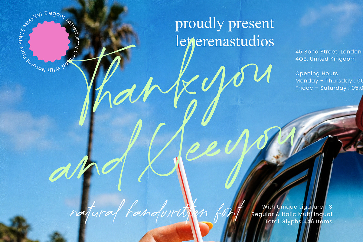 Calistany Sweet Romance Natural Font, a Script Font by Letterena Studios Script (Photo 15 of 15)