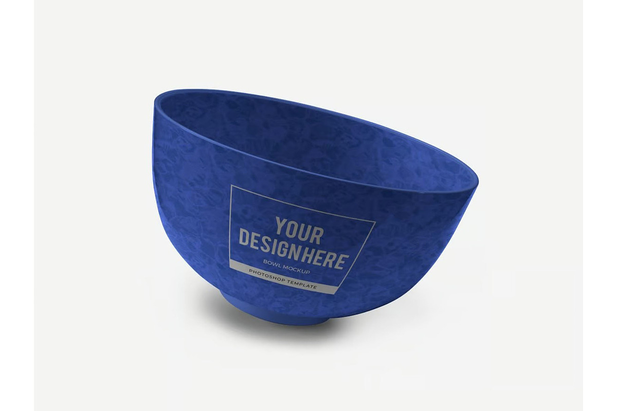 Ceramic Bowl Mockup Template Set, a Household Mockup by DesignRushMarket (Photo 3 of 11)